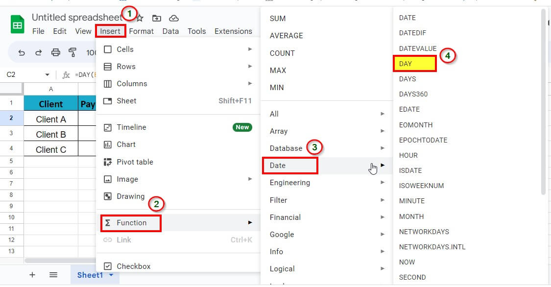 DAY in Excel-Q1 step2-2