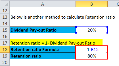 Retention Ratio Example 1-3