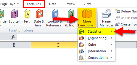 STATISTICAL Functions Step 1-1