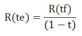 Tax Equivalent Yield Formula1