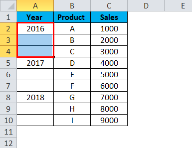 Trick to merge many cells 2
