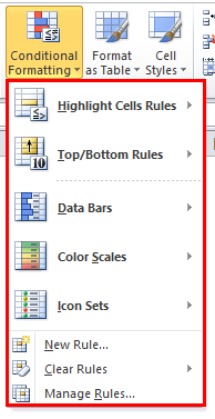 Conditional Formatting Step 2