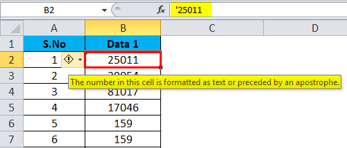 Converting Numbers to Text in Excel 1-2