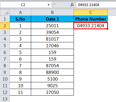 Converting Numbers to Text in Excel 3-2