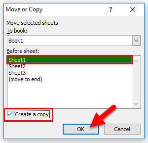 Copy Excel Sheet Method 2-2