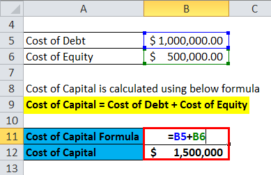 Cost of Capital Example 1-2