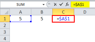 Excel Absolute Reference Example 1-2
