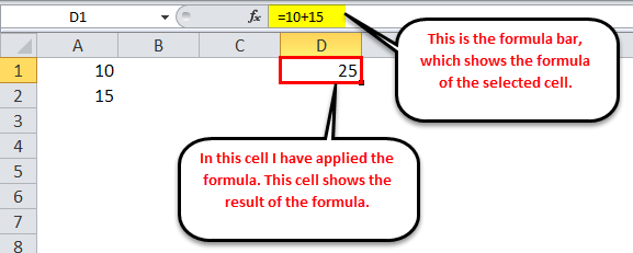 Excel Formula Example 1-2