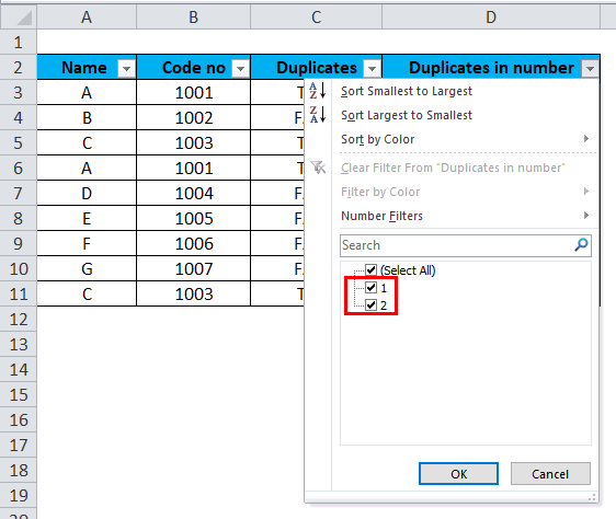 Excel Remove Duplicates Example 4-3-5