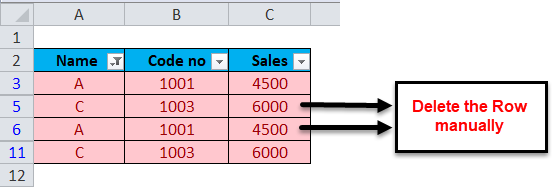 Excel Remove Duplicates Step 2-4