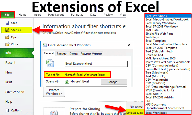 Extensions of Excel