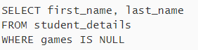 Is null