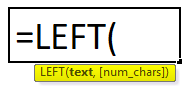 LEFT Formula