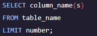 Advanced SQL Commands Limit