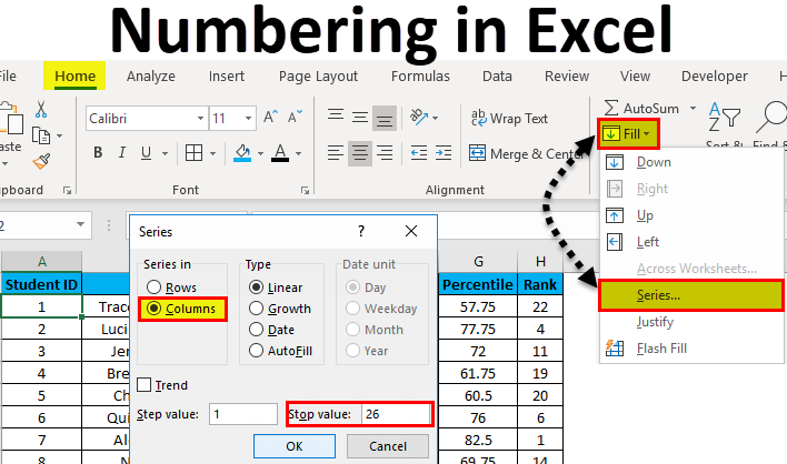 numbering-in-excel-methods-to-add-serial-numbers-in-excel