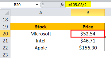 Price Index Example 3-2