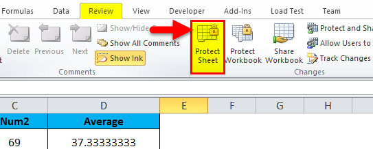 Protect Sheet Excel 2-1