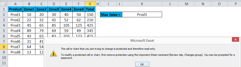 Protect Sheet Excel 3-5