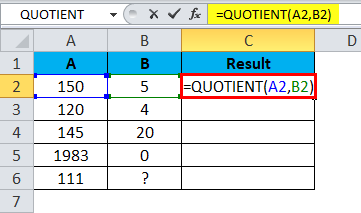 QUOTIENT Example 3-3