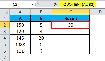 QUOTIENT Example 3-4