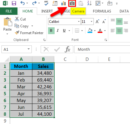 Quick Access Toolbar in Excel step 5