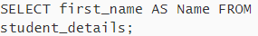 SQL Alias