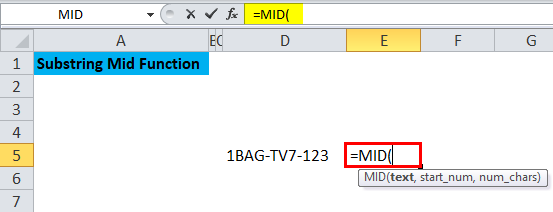 Substring Mid Function 2