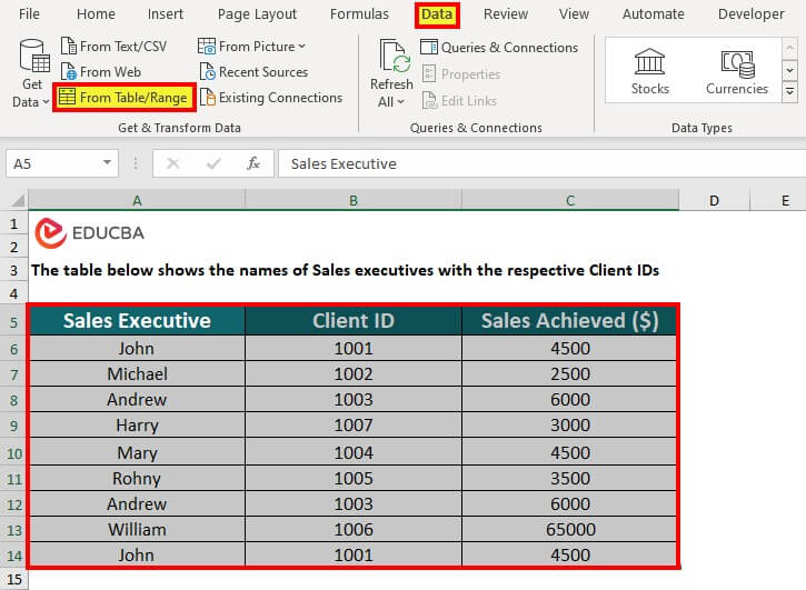 Using the Power Query Tool in Excel to Remove Duplicates