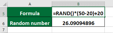 generate random numbers in excel-formula for random numbers