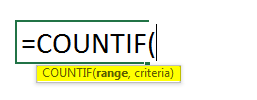Countif Function