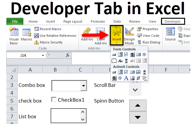 Developer Tab in Excel