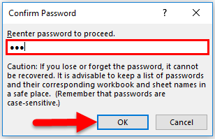 Excel Column Lock Example 2-9