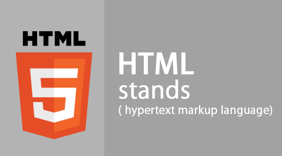 HTML stands(hypertext markup language)