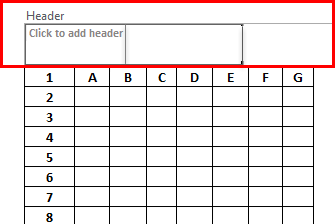 Header and Footer in Excel example 1-3