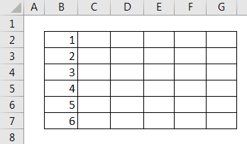 Merge and Center example 2-1