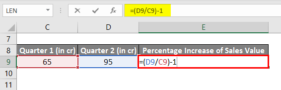 Percentage Increase Example 1-3