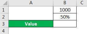 Percentage formula example 1-1