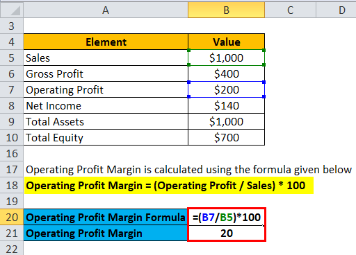 Profitability Ratios Example 1-3