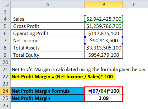 Profitability Ratios Example 2-4
