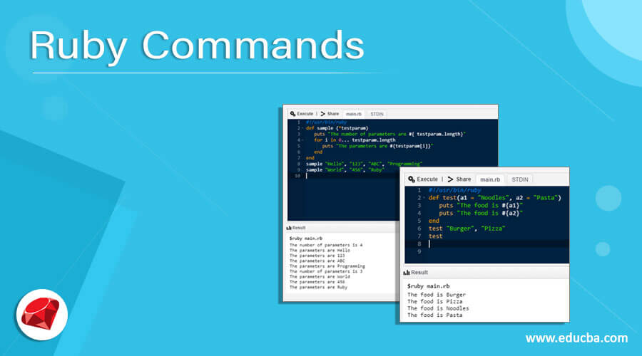 Ruby Commands