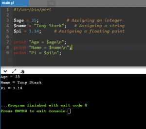 Perl logical operators picture