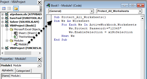 Unprotect Sheet Step 2-4