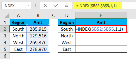Index Function Example 1-4