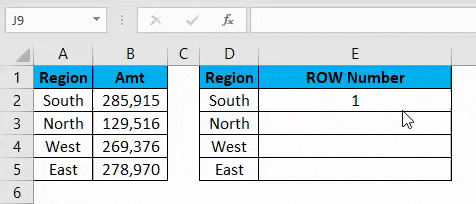 MATCH Function Example 2-6