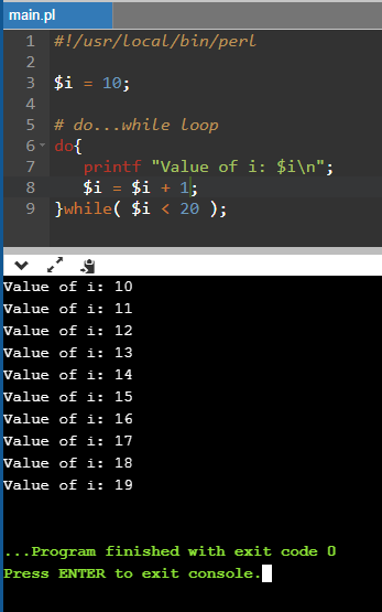 do…while Loop