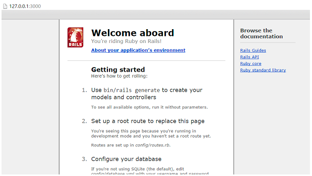 Rail Commands - web server in Ruby