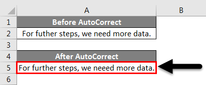 AutoCorrect example 1-7