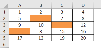 Conditional Formatting for Blank Cells Example 2-9