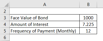 Coupon Rate Formula Example 2