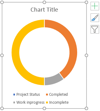 Doughnut Chart in Excel Example 1-3